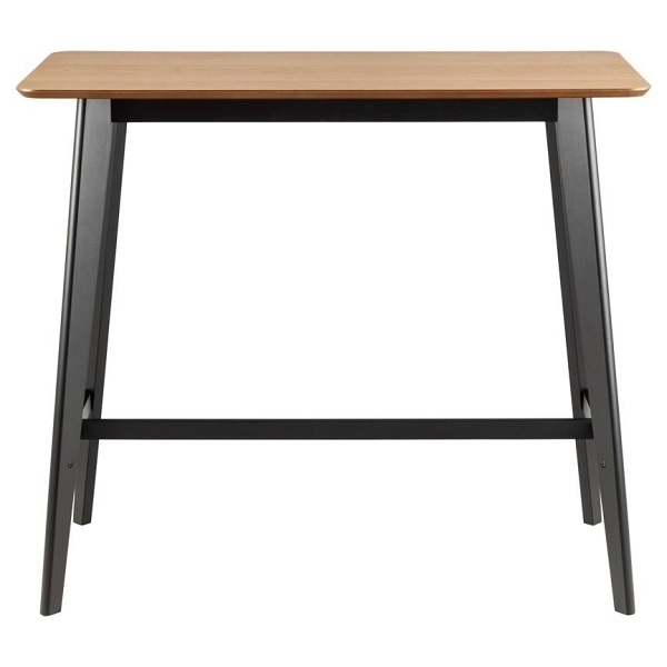 Stół barowy Roxby czarny/naturalny - ACTONA